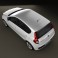 Fiat Palio 2012 3d model