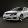 Ford Fusion Sport 2010 3d model