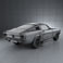 Ford Mustang GT 1967 3d model