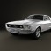 Ford Mustang GT 1967 3d model