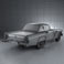 Ford Thunderbird 1957 3d model
