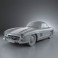 Mercedes-Benz 300 SL Gullwing 1954 3d model