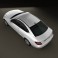 Mercedes-Benz C-class coupe 2012 3d model