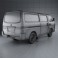 Nissan Urvan PanelVan LowRoof 2011 3d model