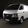 Nissan Urvan PanelVan LowRoof 2011 3d model