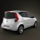 Opel Agila 2008 3d model