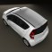 Opel Agila 2008 3d model
