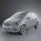 Opel Agila 2008 3d model