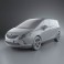 Opel Zafira Tourer 2012 3d model