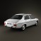 Peugeot 504 Sedan 1970 3d model