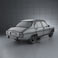 Peugeot 504 Sedan 1970 3d model