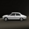 Peugeot 504 Sedan 1970 3d model