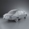 Peugeot 504 Sedan 1970 3d model