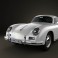 Porsche 356A coupe 1959 3d model