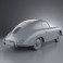 Porsche 356A coupe 1959 3d model