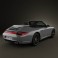 Porsche 911 Carrera 4GTS Cabriolet 2011 3d model
