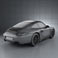 Porsche 911 Carrera 4GTS Coupe 2011 3d model