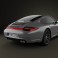 Porsche 911 Carrera 4GTS Coupe 2011 3d model