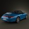 Porsche 911 Carrera 4S Cabriolet 2011 3d model