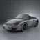 Porsche 911 Carrera 4S Cabriolet 2011 3d model