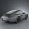 Porsche 911 Carrera 4S Coupe 2011 3d model