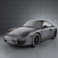 Porsche 911 Carrera 4 Coupe 2011 3d model