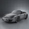Porsche 911 Carrera Black Edition Cabriolet 2011 3d model