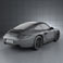 Porsche 911 Carrera Black Edition Coupe 2011 3d model