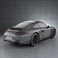 Porsche 911 Carrera Coupe 2011 3d model