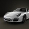 Porsche 911 Carrera GTS Cabriolet 2011 3d model
