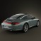 Porsche 911 Targa 4 2011 3d model