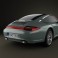 Porsche 911 Targa 4 2011 3d model