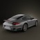 Porsche 911 Turbo Coupe 2011 3d model