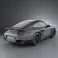 Porsche 911 Turbo S Coupe 2011 3d model