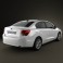 Subaru Impreza 2012 3d model