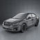 Subaru Impreza 2012 3d model