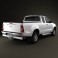 Toyota Hilux Extra Cab 2012 3d model