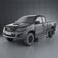 Toyota Hilux Extra Cab 2012 3d model