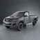 Toyota Hilux Regular Cab 2012 3d model