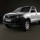 Toyota Hilux Regular Cab 2012 3d model