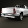 Toyota Hilux Regular Cab 2012 3d model