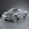 Toyota Hilux Regular Cab 2012 3d model