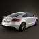 Audi TT RS Coupe with HQ Interior 2010 3d model