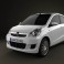 Daihatsu Mira (Cuore) 2011 3d model