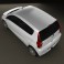 Daihatsu Mira (Cuore) 2011 3d model