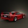 Ferrari F40 1987 3d model