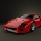 Ferrari F40 1987 3d model
