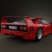 Ferrari F40 1987 3d model