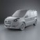 Fiat Nuovo Doblo Combi 2011 3d model