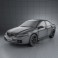 Honda Accord sedan 2003 3d model